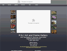 Tablet Screenshot of mjartgallery.com